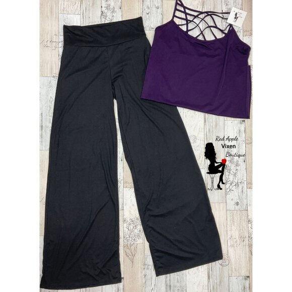 Wide Leg Yoga Pants - Picture 1 of 2